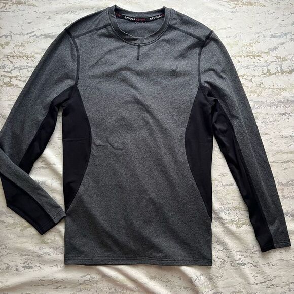 Spyder activewear lined  Long Sleeve top base layer - Picture 2 of 9